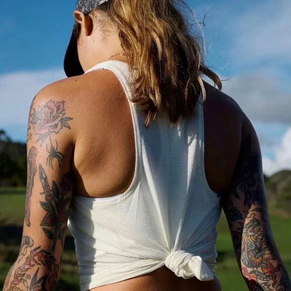 Allbirds Natural Run Tank Natural White NEW Size S - Picture 2 of 5